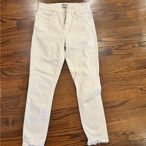 AGOLDE Los Angeles Premium Size 25 Sophie Crop Hi Rise Straight